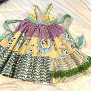 Matilda Jane Platinum spaghetti strapped halter dress